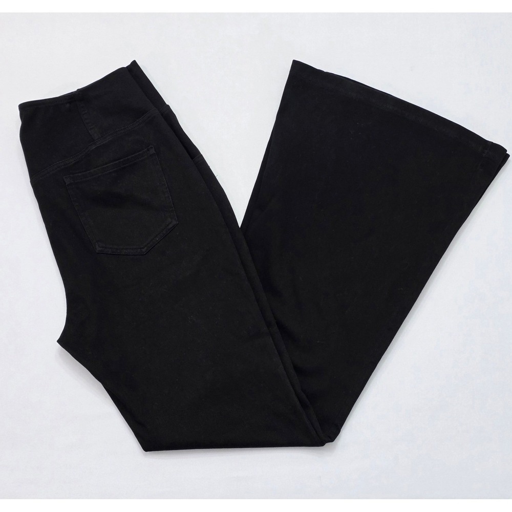 Halara Black Flare Leg Yoga Pants Tall Large High Waisted Stretch Trousers